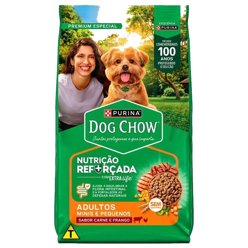 DOG CHOW NUTRI&Ccedil;&Atilde;O REFOR&Ccedil;ADA MINIS E PEQUENOS 2,5KG