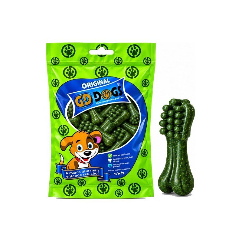 GD DOGS ESCOVA DENTAL COMEST&Iacute;VEL MENTA 1 UND