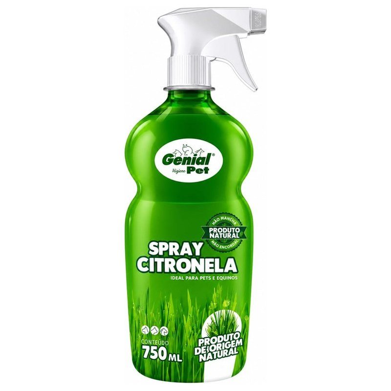 GENIAL PET SPRAY CITRONELA 750ML