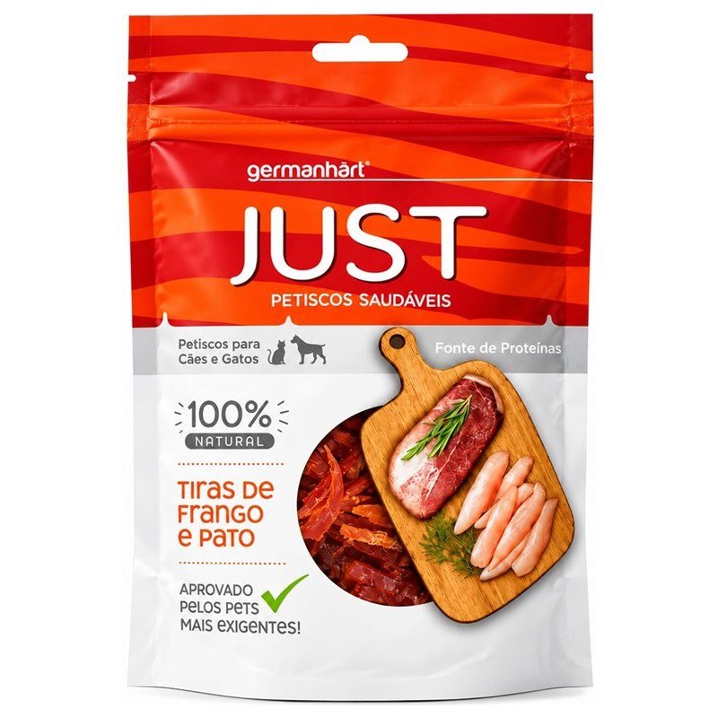 GERMAN HART JUST TIRAS DE FRANGO E PATO 75G