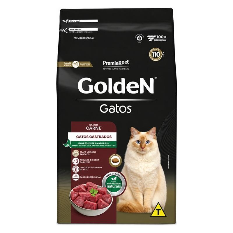 GOLDEN GASTOS CARNE CASTRADOS 10KG