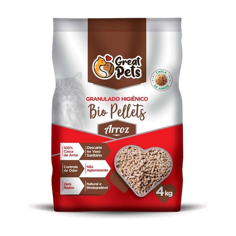 GREAT PETS BIO PELLETS ARROZ 4KG