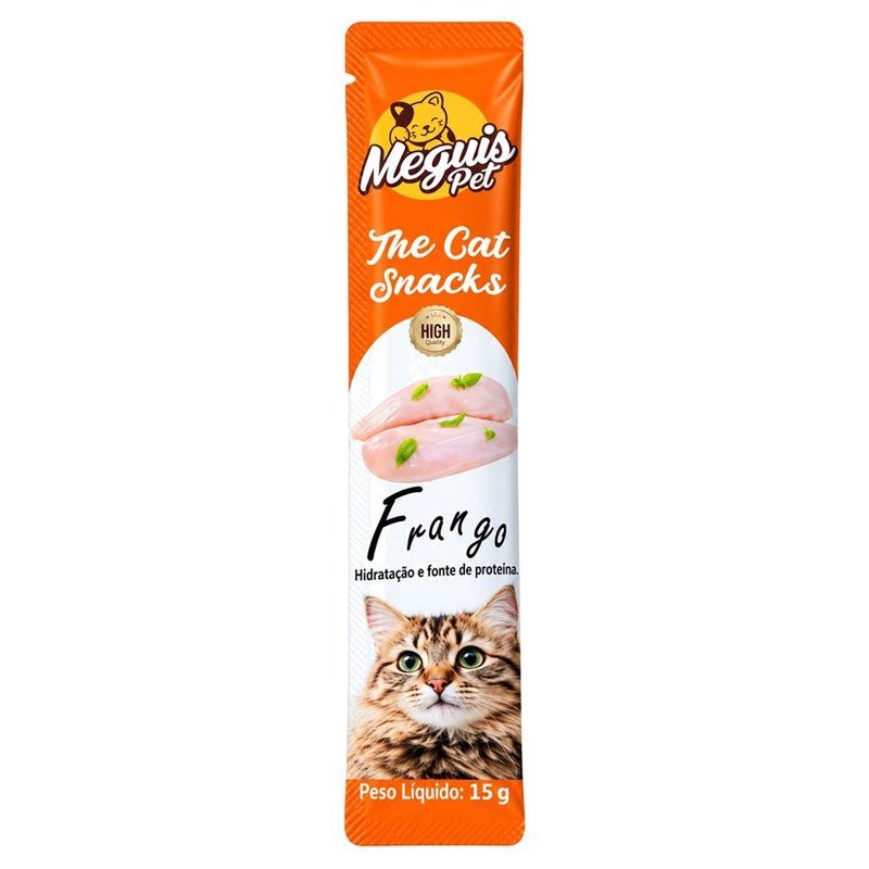 MEGUIS PET THE CAT SNACKS FRANGO 15G