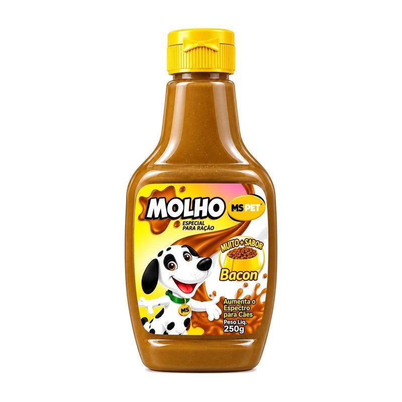 MS PET MOLHO ESPECIAL PARA RA&Ccedil;&Atilde;O BACON 250G