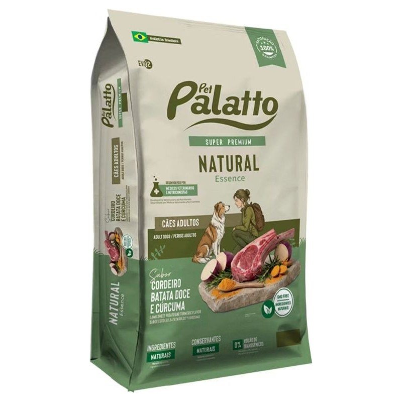 Palatto Natural Essence Adulto Livre de Transgênicos 15kg