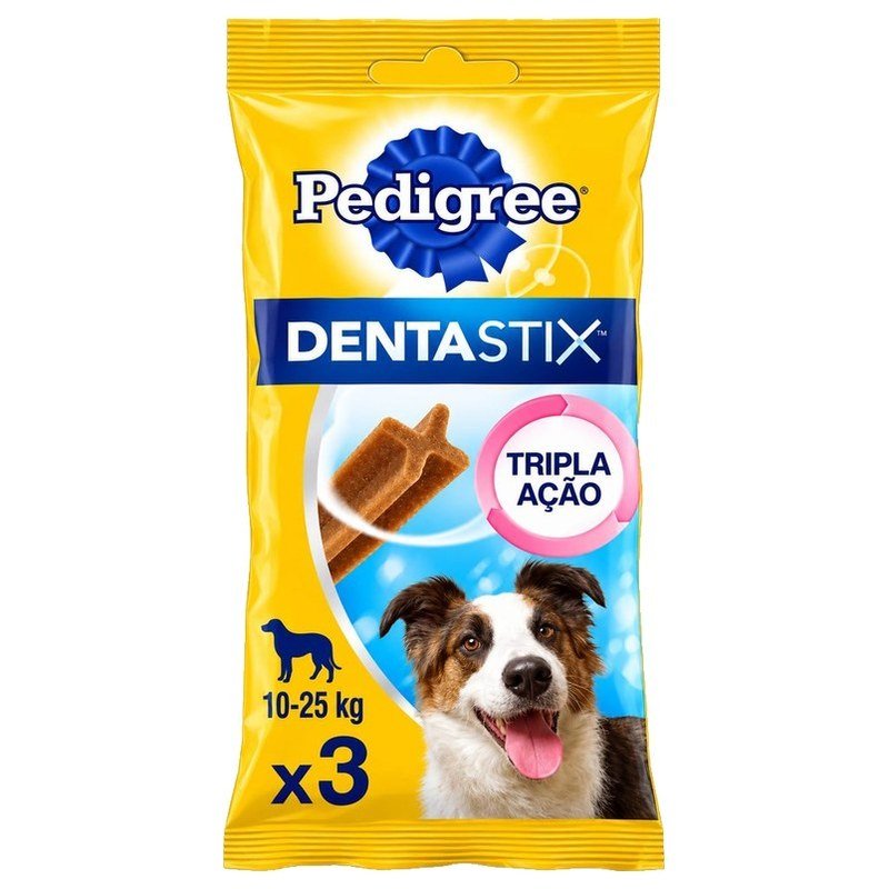 PEDIGREE DENTASTIX TRIPLA AÇÃO 10-25KG (X3)