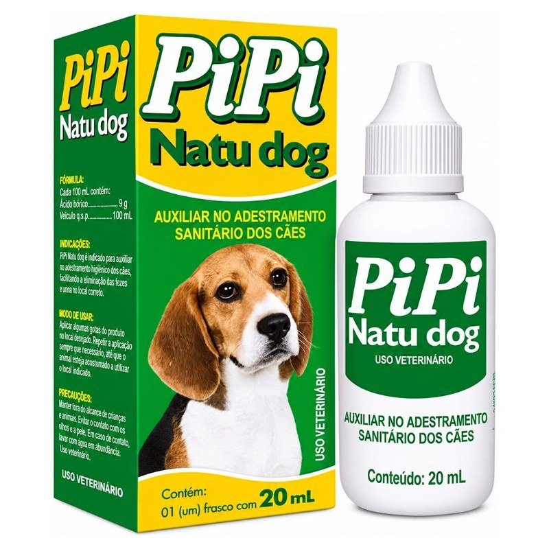 PIPI NATU DOG ADESTRADOR SANIT&Aacute;RIO 20ML