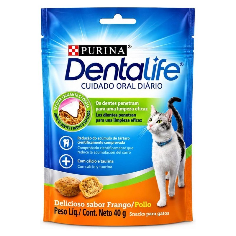 PURINA DENTALIFE GATOS FRANGO 40G
