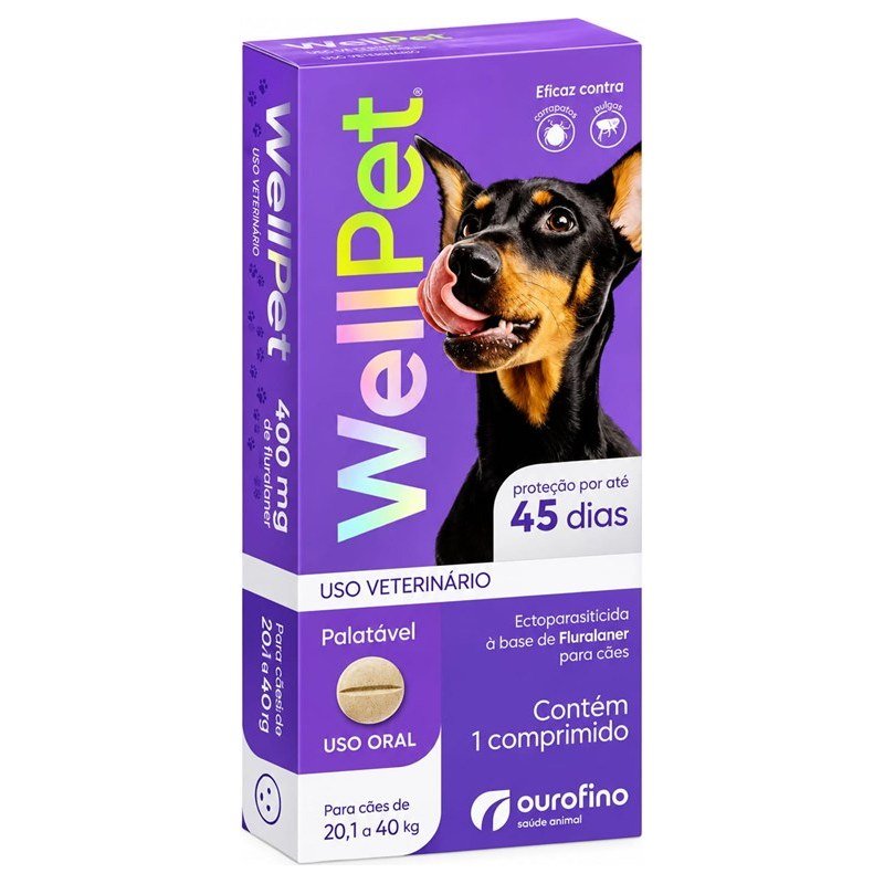 WELLPET FLURALANER 400MG 1 COMP