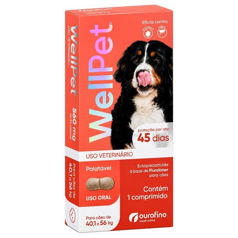 WELLPET FLURALANER 560MG 1 COMP